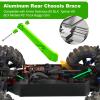 AllinRC Aluminum Rear Chassis Brace for 1/8 Arrma Notorious 6S Typhon 6S BLX (Green) view 4