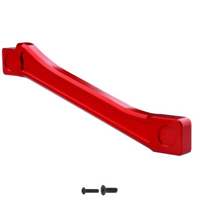AllinRC Aluminum Front Chassis Brace for 1/8 Arrma Kraton 6S Notorious 6S Typhon 6S (Red)