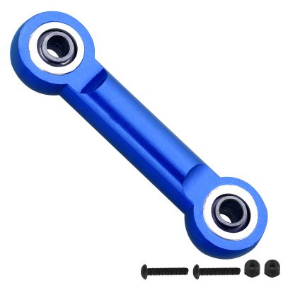 AllinRC Aluminum Servo Steering Rod Tie Links for 6S Arrma Kraton Notorious Mojave Infraction Felony BLX (Navy Blue)