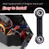 AllinRC Aluminum Servo Steering Rod Tie Links for 6S Arrma Kraton Notorious Mojave Infraction Felony BLX (Black) view 4