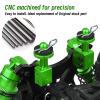 AllinRC Aluminum Body Post Mounts & Body Post Set w/Body Clips Washers for Arrma Notorious 6S BLX, Front & Rear (Green) view 3