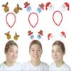 Iconikal Christmas Headband Party Bopper (Snowman, Reindeer, and Santa) 4-Pack view 1