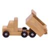 AmishToyBox.com Wooden Dump Truck Toy - Real Rolling Wheels and Dumping Bed (Small) view 2
