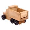 AmishToyBox.com Wooden Dump Truck Toy - Real Rolling Wheels and Dumping Bed (Small) view 3