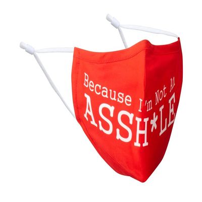 100% Cotton Washable Not An A-Hole Face Mask - Kids