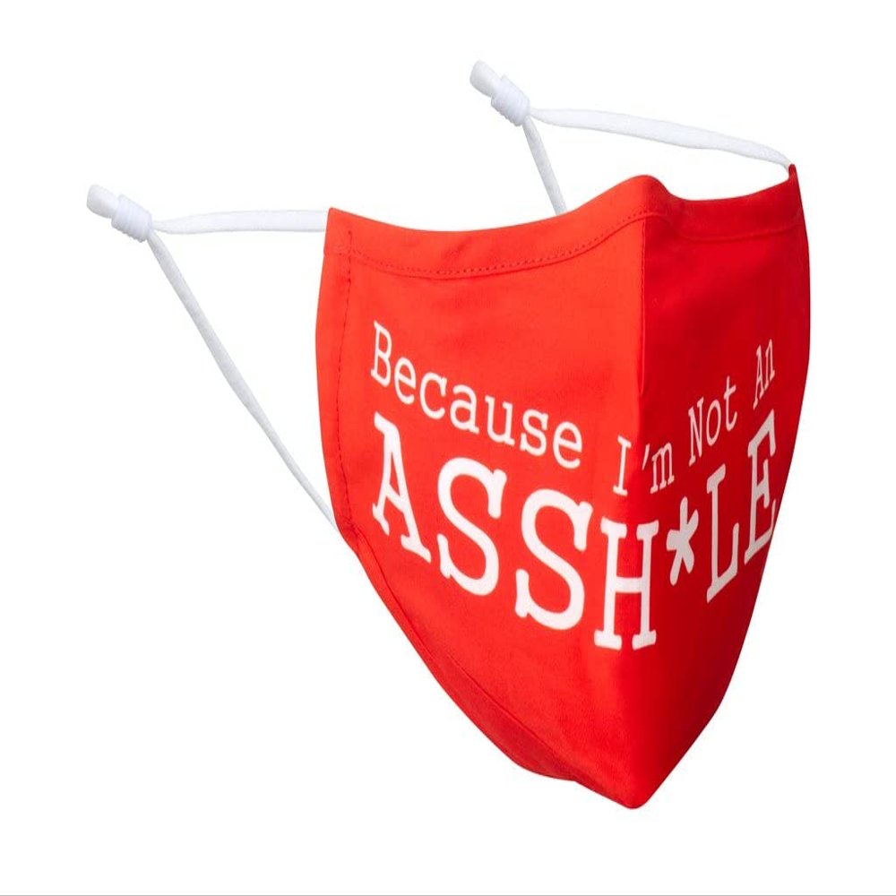 100% Cotton Washable Not An A-Hole Face Mask - Kids