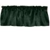 Zen Creative Designs Solid Shiny Satin Window Valance Home Dcor Bedroom Nursery Kitchen Window (58" Wide x 16" Long, Hunter Green) view 1