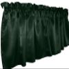 Zen Creative Designs Solid Shiny Satin Window Valance Home Dcor Bedroom Nursery Kitchen Window (58" Wide x 16" Long, Hunter Green) view 2