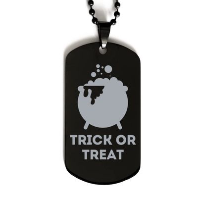 Witch Cauldron Dog Tag. Halloween Accessories, Halloween Award Kids, Halloween Costume, Gifts for Boy, for Kids