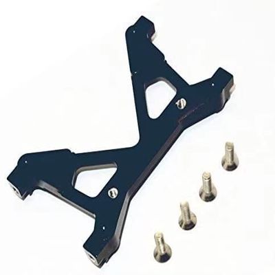AX31386 for Aluminum Rear Lower Shock Mount Brace - 1Pc Set Black Crawler RC SCX10 II Upgrade Parts (AX90046, AX90047)