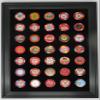 Tiny Treasures Picture Display Frame for 35 Casino Poker Chips (not included) (Black) view 1