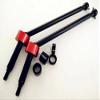 Harden Steel Driveshafts 15mm Width Extension Replace HPI 86246 Black with Red#SSAX123C for 1/8 HPI Savage Flux HP XL Upgrade view 1
