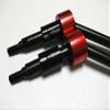 Harden Steel Driveshafts 15mm Width Extension Replace HPI 86246 Black with Red#SSAX123C for 1/8 HPI Savage Flux HP XL Upgrade view 3