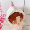 niannyyhouse Unicorn Clothes 20cm(7.8in) Plush Doll Clothes Onesies + Shoe 2-Piece Set Colorful Pajamas (White) view 4