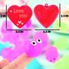 28PCS Valentines Gifts Cards with Kawaii Mochi Squishy Toy, Glow in The Dark Mini Cute Animal Squishies Stress Relief Toy for Kids, Valentine Party Favors, Classroom Exchange Prizes view 4