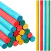24 Pieces Rhythm Sticks Drum Sticks Wooden Lummi Sticks 8 Inch Music Percussion Instruments for Girls and Boys Classroom Play, 4 Colors(Red, Green, Yellow, Blue,8 x 1/2 Inch) view 1