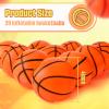 Civaner 20 Pcs Mini Soccer Basketball for Kids 4 Inch Inflatable Rubber Small Basketballs Gifts Toddlers Bouncy Toys Balls for Sports Beach Pool Theme Party Favor(Basketball Style) view 2