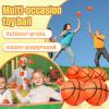 Civaner 20 Pcs Mini Soccer Basketball for Kids 4 Inch Inflatable Rubber Small Basketballs Gifts Toddlers Bouncy Toys Balls for Sports Beach Pool Theme Party Favor(Basketball Style) view 4