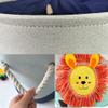 AYGCI 2 Pack Large Storage Basket Collapsible Canvas Dirty Laundry Hamper Decorative Organizer Bin with Handle for Nursery Clothes Toys Gifts view 3