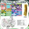 WODMAZ Valentines Day Cards for Kids Classroom, 24 Packs Animals and Insects Building Blocks with Valentines Day Cards for Kids Valentines Gifts Exchange, Valentine Party Favor view 3