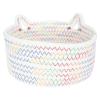 1pc Storage Box Make up Cotton Rope Cosmetic Rack White view 1
