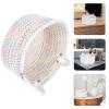 1pc Storage Box Make up Cotton Rope Cosmetic Rack White view 2