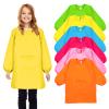 Geyoga 6 Pcs Kids Art Smock Painting Waterproof Toddler Artist Full Cover Long Sleeve Apron with Pocket for School Class, Age 3-8 (Multicolor) view 1