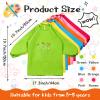Geyoga 6 Pcs Kids Art Smock Painting Waterproof Toddler Artist Full Cover Long Sleeve Apron with Pocket for School Class, Age 3-8 (Multicolor) view 2