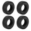 Alomejor RC Car Tires 4pcs RC Wheels Tyre Fit for MN86 1/12 RC Crawlers Replacement and Upgrade Part view 1
