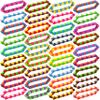 46 Pack 24 Links Wacky Tracks Snap and Click Fidget Toys,Fidget Snake Toy for Party Favors,Plastic Chains Finger Sensory Toys,Stress Relief Toys for Kids view 1