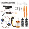 Alomejor Helicopter Fixed Wing Set 2217 KV1100 Motor+1060 Propeller+9G Servo+40A ESC Kit for RC Plane view 4