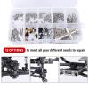 271pcs M1.4 RC Screw Kit Screws Assortment Set Hardware Fasteners for Axial SCX24 1/24 RC Crawler Deadbolt C10 Jeep AXI90081 AXI00001 AXI00002 view 3