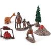 BLAPNK Realistic Prehistoric Animal and Primitive Figurines Moodel Toy 12 Pcs Ancient Smilodon Mammoth Human Figures Collection Playset Educational Toy Christmas Birthday Gift view 2
