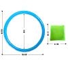 GOODLYSPORTS 2-In-1Hopscotch & Bean Bag Toss,Combine Hopscotch Rings with Bean Bag Toss Game, Bean Bag Toss Game for Kids,Hopscotch Outdoor Game,Agility Rings,Fun Playground Toys for Boys and Girls view 2