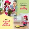 Born Toys Unicorn Kids Gardening Set for Ages 3 & Up, Includes Apron, Sun Hat, Gloves, Shovel - 11pcs view 4