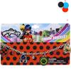 Miraculous Ladybug Jewelry Set for Girls - Bundle with Charm Bracelet, Earrings, and Stickers view 2