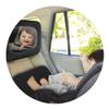 Nuby Shatterproof Rear Facing Backseat Baby Mirror, Black view 3