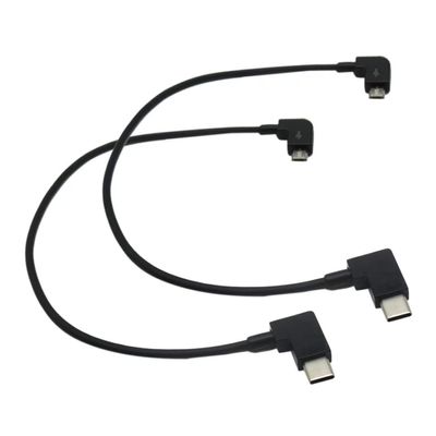 2Pcs Cable for DJI MAVIC PRO AIR Drone Remote Controller RC to Type-C USB Phone