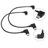 2Pcs Cable for DJI MAVIC PRO AIR Drone Remote Controller RC to Type-C USB Phone view 3