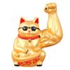 hanxiaoyishop Piggy Bank Piggy Bank Lucky Cat Vigorously Arm Creative Lucky Cat Opening Gift Small Decoration 2500g Capacity Piggy Banks view 1