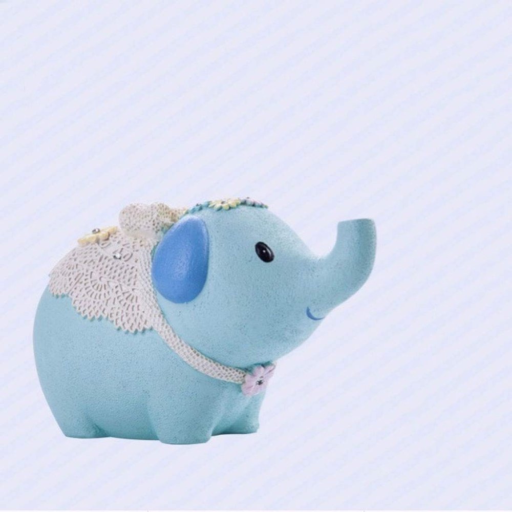 hanxiaoyishop Piggy Bank Cute Auspicious Elephant Piggy Bank Creative Piggy Bank Coin Boy Girl Girl Ornaments Piggy Banks