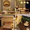 Roroom DIY Miniature and Furniture Dollhouse Kit,Mini 3D Wooden Doll House with Dust Proof Cover and Music Movement,Creative Room Idea for Valentine's Day Birthday (A085) view 4
