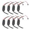 QWinOut 30A Two-Way Electric Speed Controller 2-4S Forward/Backward ESC Support Reversing Function for RC Car Boat Robot Model (30A 8pcs) view 1