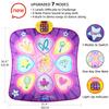 SUNLIN Dance Mat Toys for Girls Ages 3-10 | Dance Pad with LED Lights, Adjustable Volume, 9 Built-in Music, 7 Game Modes, 5 Challenge Levels | Christmas Birthday Gifts for 3 4 5 6 7 8+ Years Old Girl view 2