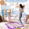 SUNLIN Dance Mat Toys for Girls Ages 3-10 | Dance Pad with LED Lights, Adjustable Volume, 9 Built-in Music, 7 Game Modes, 5 Challenge Levels | Christmas Birthday Gifts for 3 4 5 6 7 8+ Years Old Girl view 4