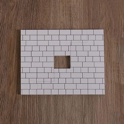 ZQION Puzzling Brick Wall Gimmick Close up Magic Tricks Magician Props Visual Magic Toys Illusions Easy to Do