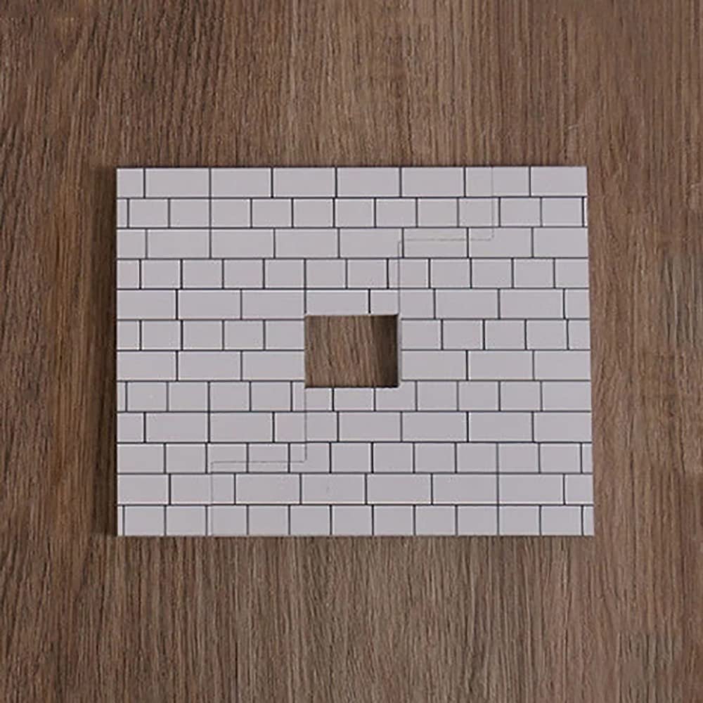 ZQION Puzzling Brick Wall Gimmick Close up Magic Tricks Magician Props Visual Magic Toys Illusions Easy to Do