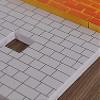 ZQION Puzzling Brick Wall Gimmick Close up Magic Tricks Magician Props Visual Magic Toys Illusions Easy to Do view 2