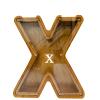 Personalized Large Wooden Kids Letter Piggy Bank Custom Name Coin Piggy Bank, (Laser Engraved Name) Wood Alphabet Letter Bank Money Box Birthday (X) view 1