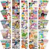 100 Sheets Make Your Own Stickers for Kids with 25 Designs, Make-a-Face Stickers Animal Mermaid Girl and Boy Face Sticker Sheets, DIY Party Favor for Festival Art Craft School Family Reward view 1